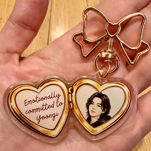Emotionally Committed to My Bangtan Bias Keychain