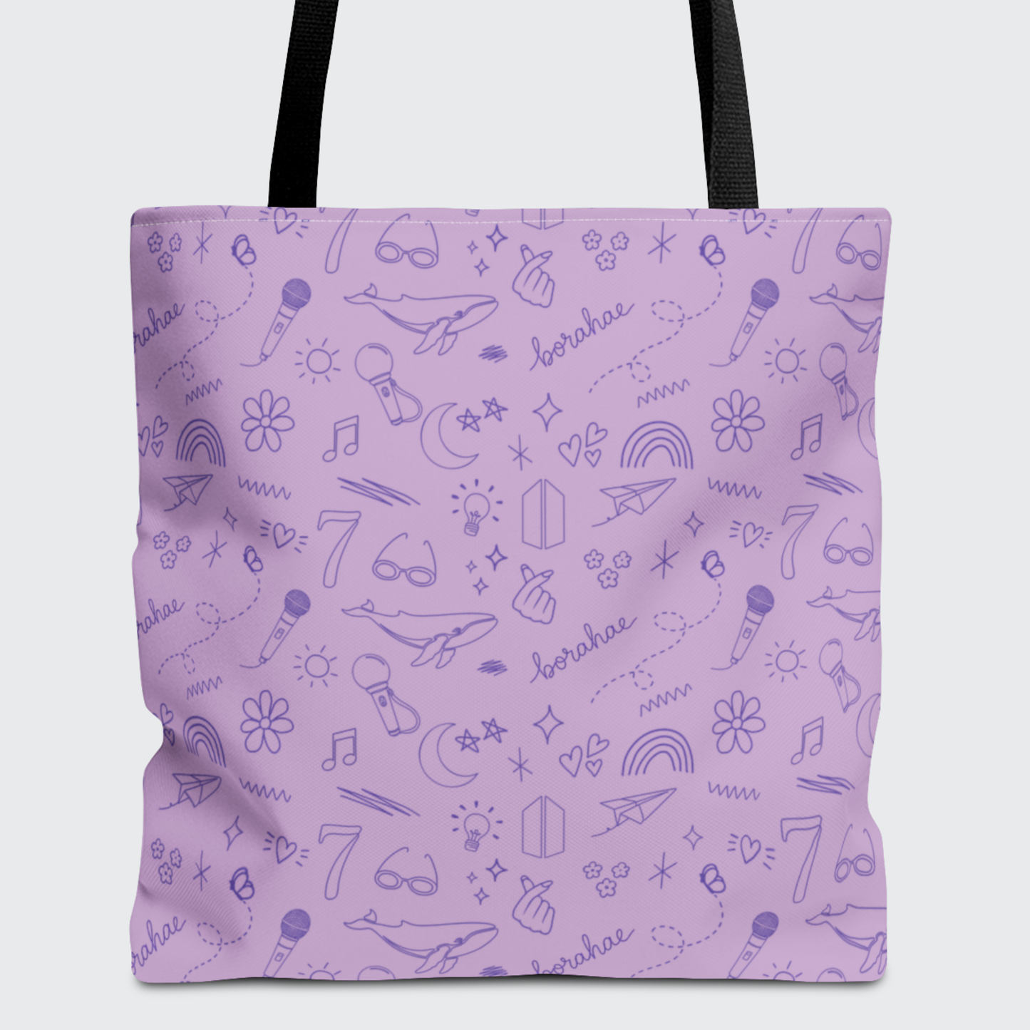 Borahae Tote Bag