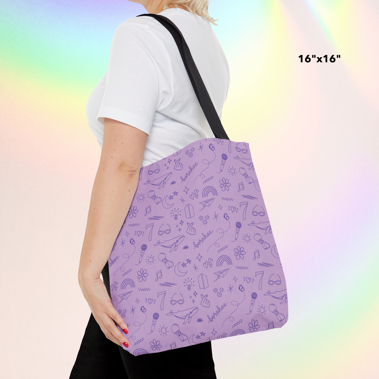 Borahae Tote Bag