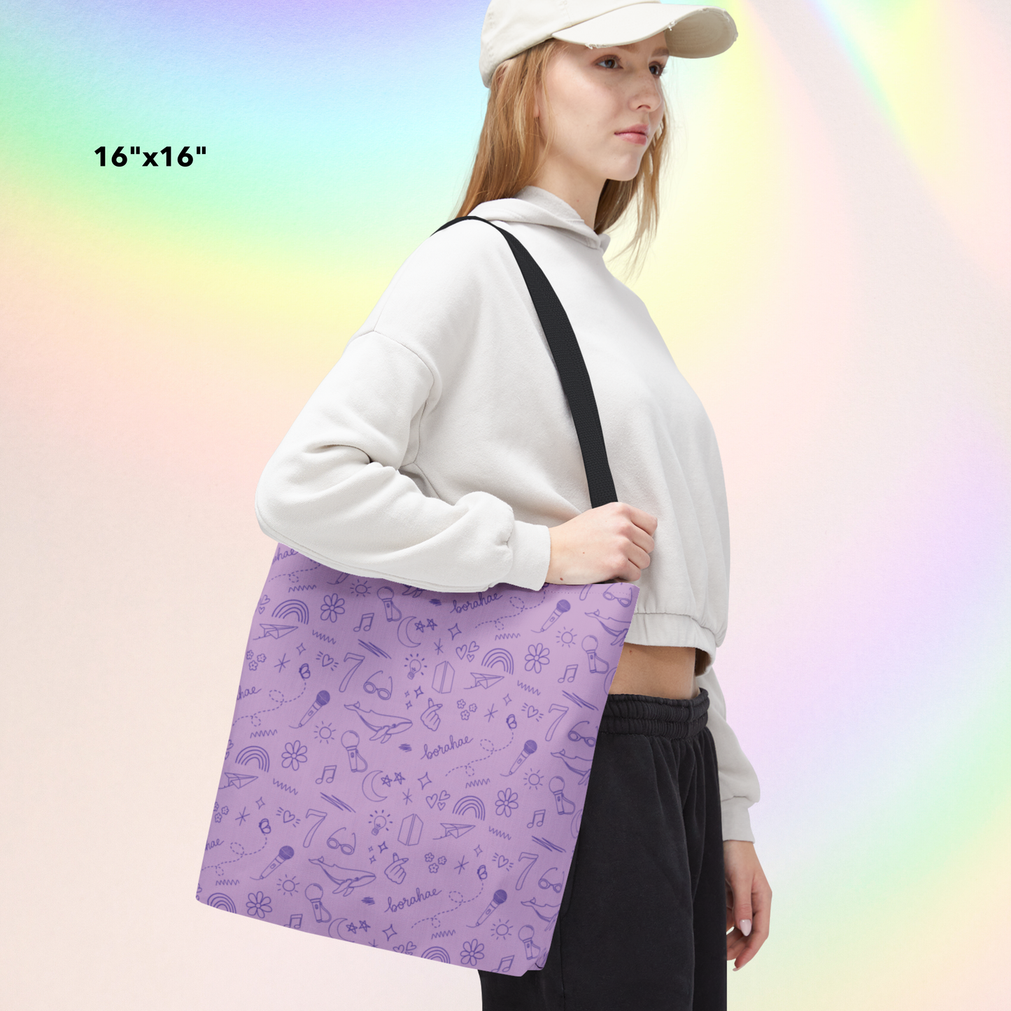Borahae Tote Bag