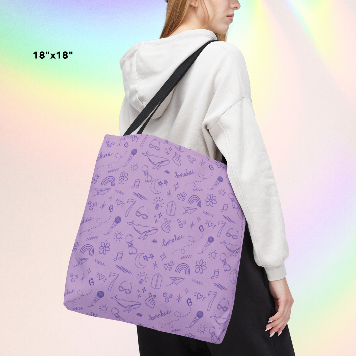 Borahae Tote Bag