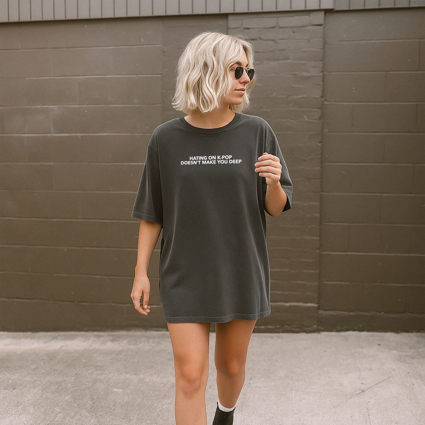 Hating on K-Pop Doesn’t Make You Deep Unisex Tee