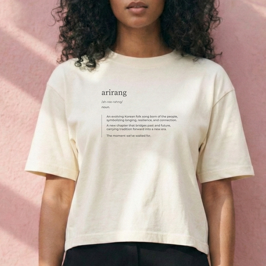 Arirang Boxy Crop Tee