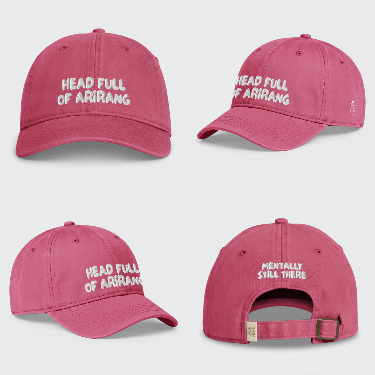 Head Full of Arirang Embroidered Dad Hat