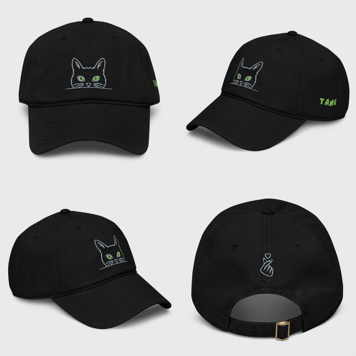 Tang Cat Embroidered Dad Hat