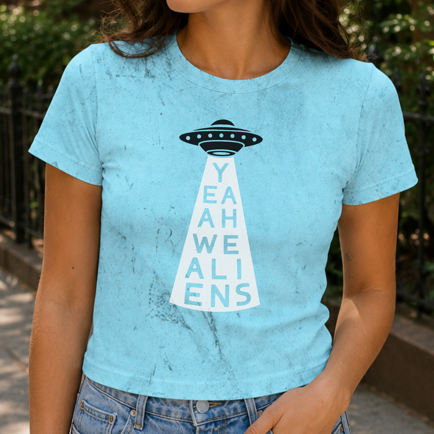 Aliens Color Blast Baby Tee