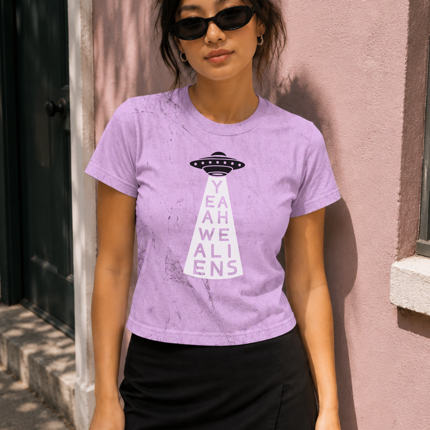 Aliens Color Blast Baby Tee