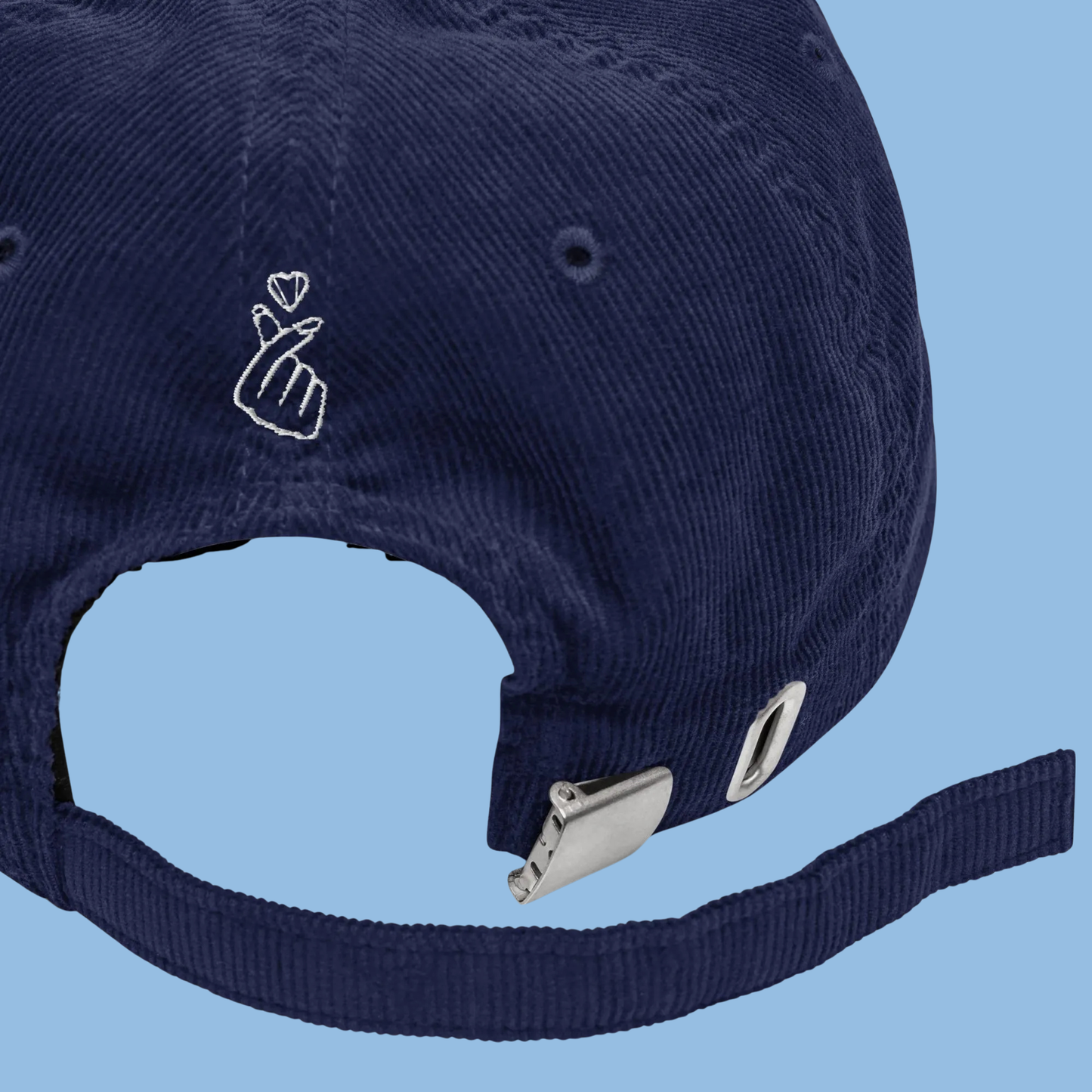 Keep Swimming Corduroy Embroidered Dad Hat