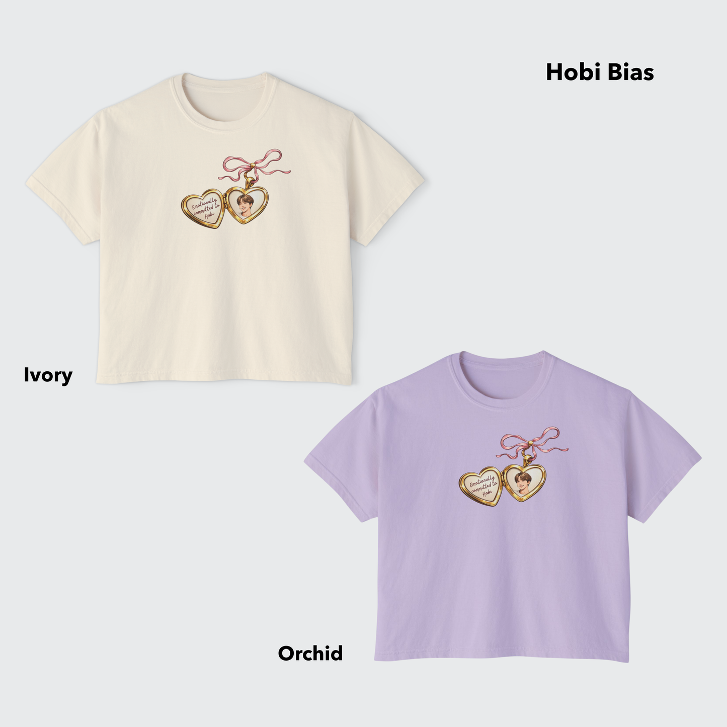 Emotionally Committed Boxy Crop Tee