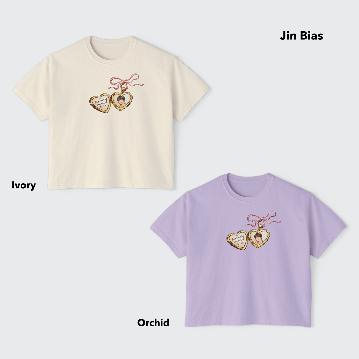 Emotionally Committed Boxy Crop Tee