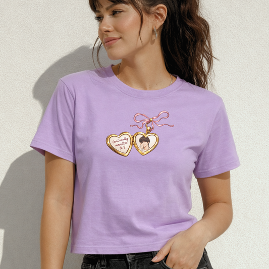 Emotionally Committed Boxy Crop Tee