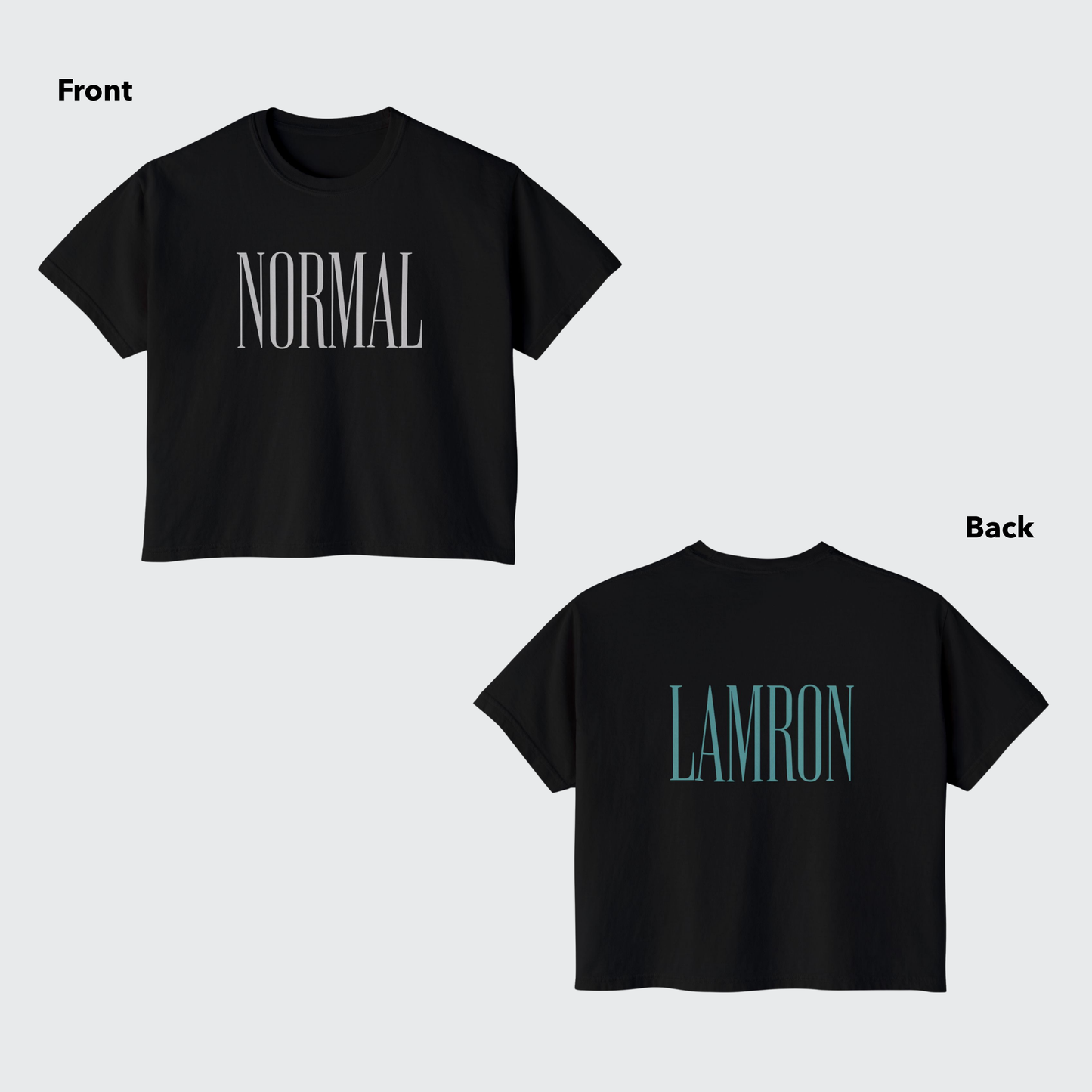Normal / Lamron Boxy Crop Tee