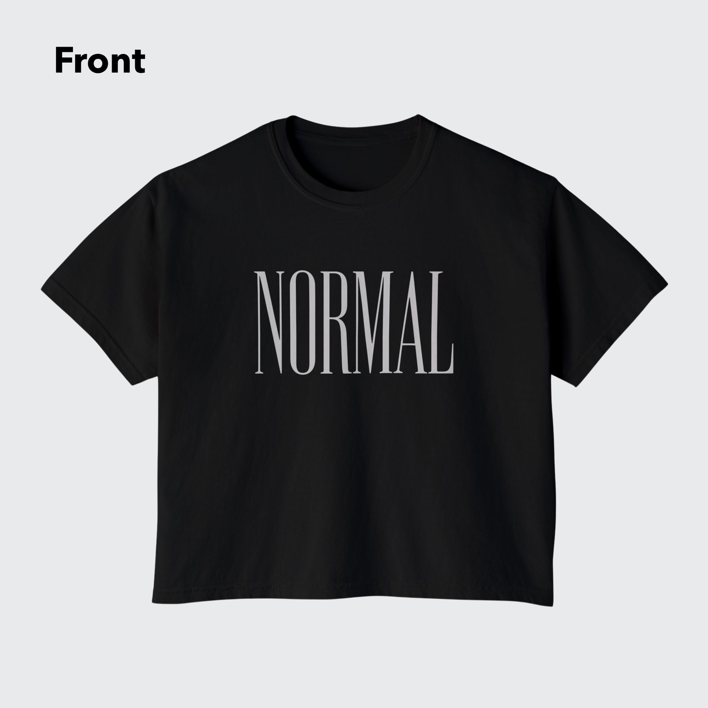 Normal / Lamron Boxy Crop Tee