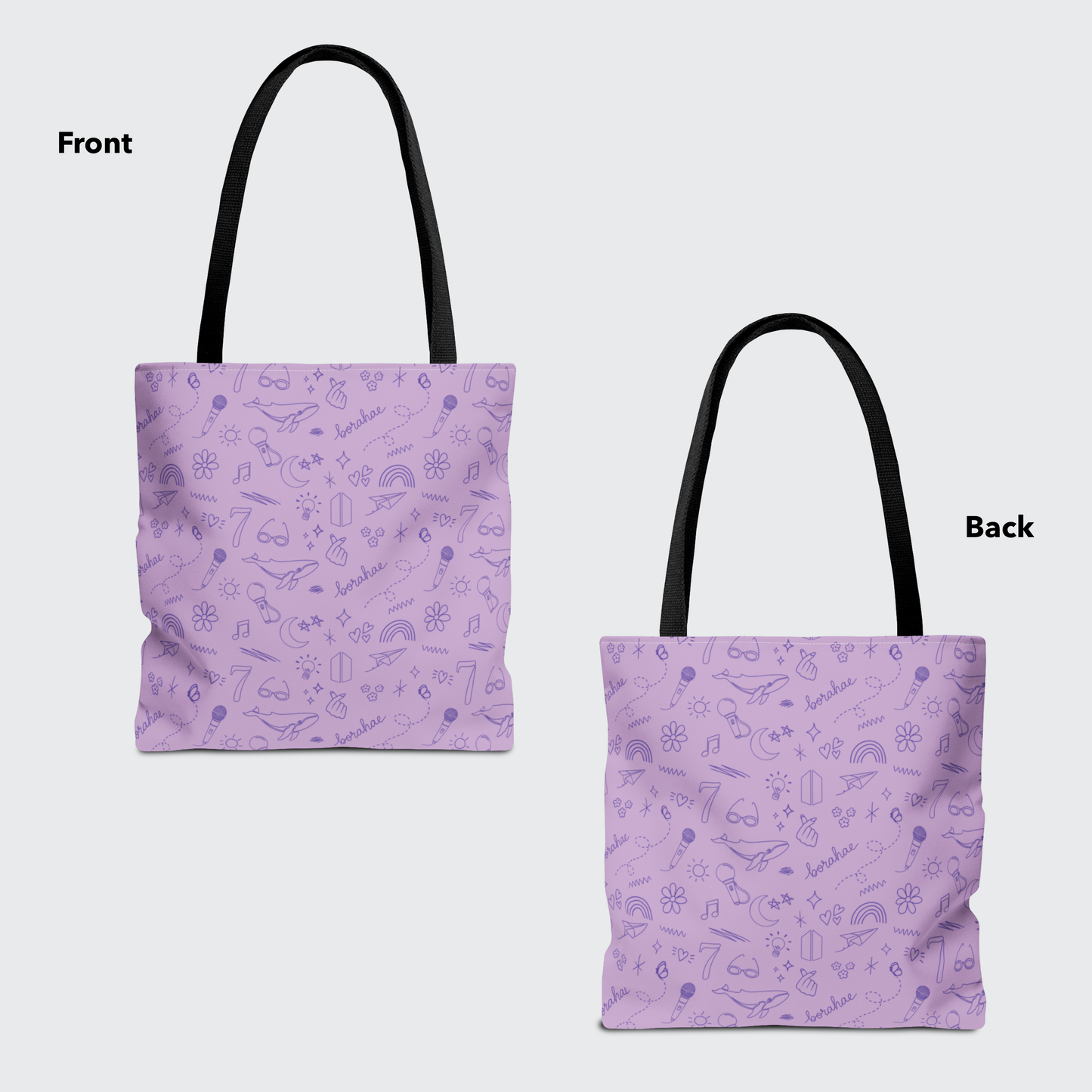 Borahae Tote Bag