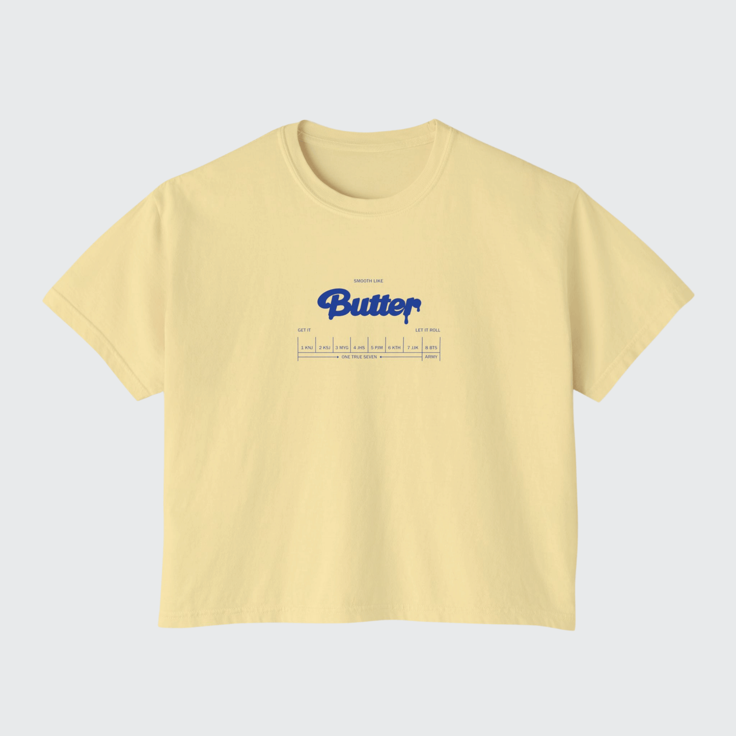 Butter Boxy Crop Tee