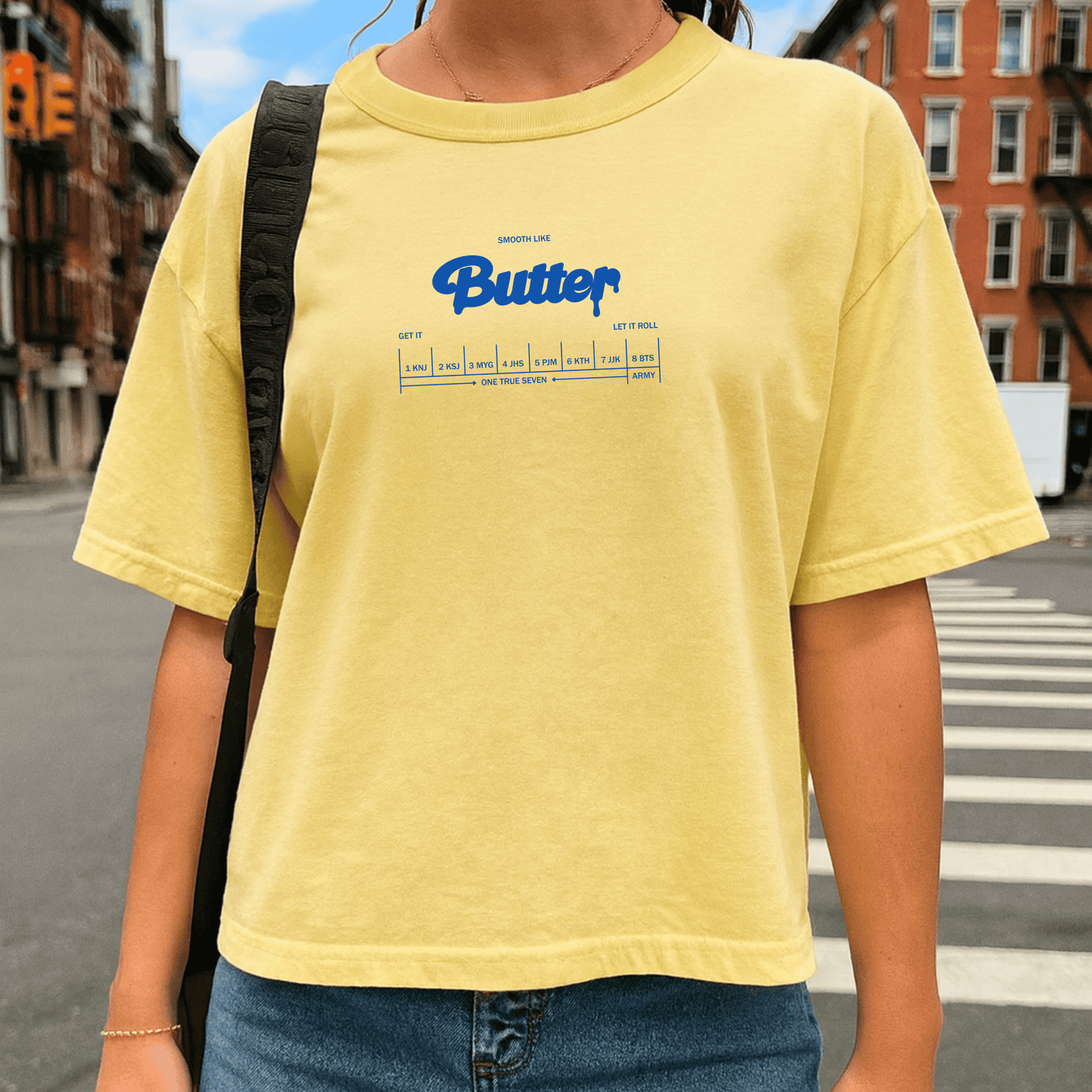 Butter Boxy Crop Tee