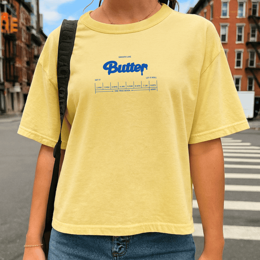 Butter Boxy Crop Tee