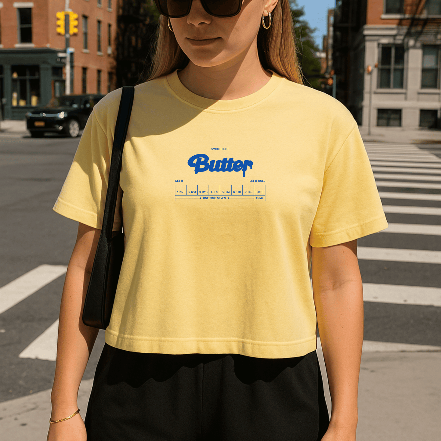 Butter Boxy Crop Tee