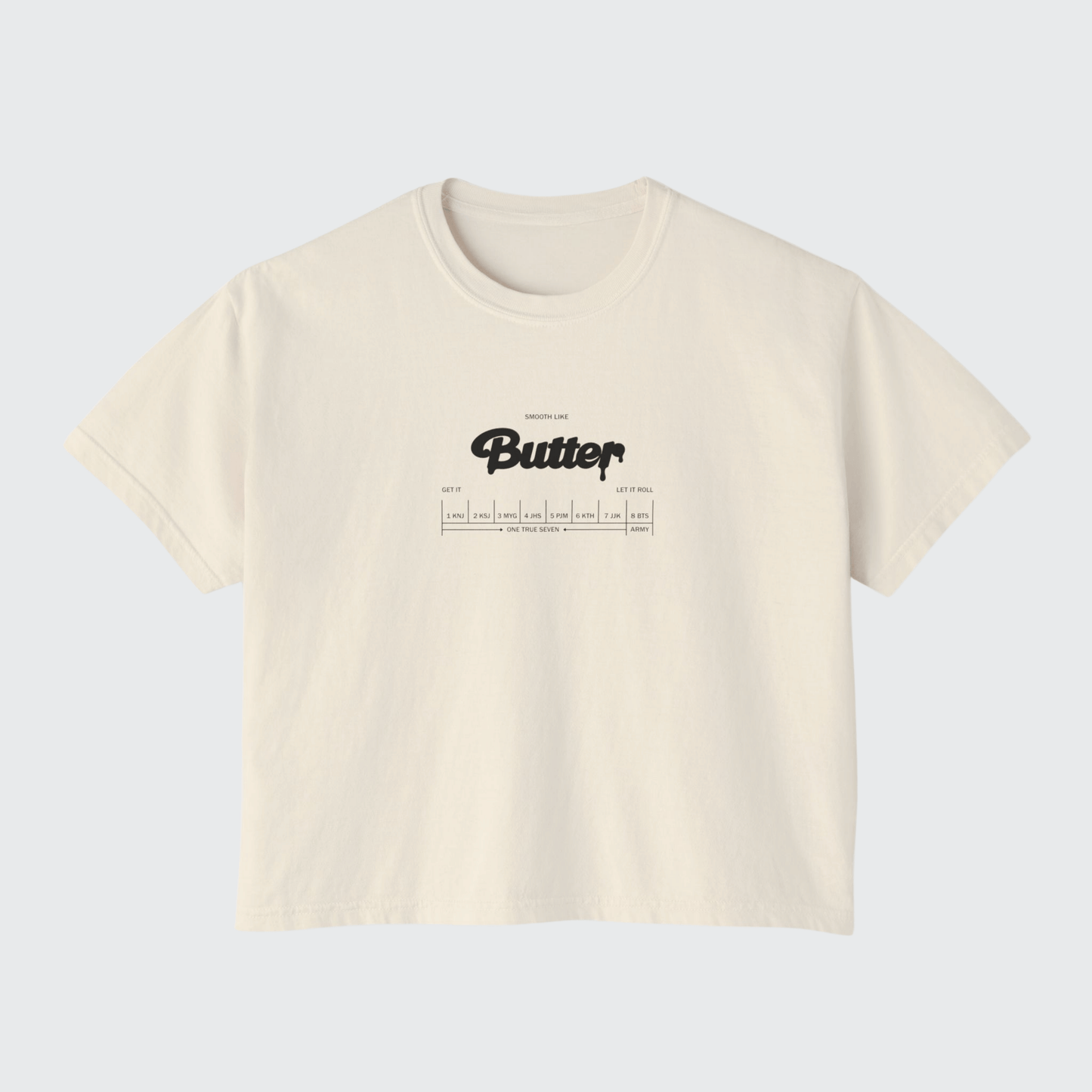 Butter Boxy Crop Tee