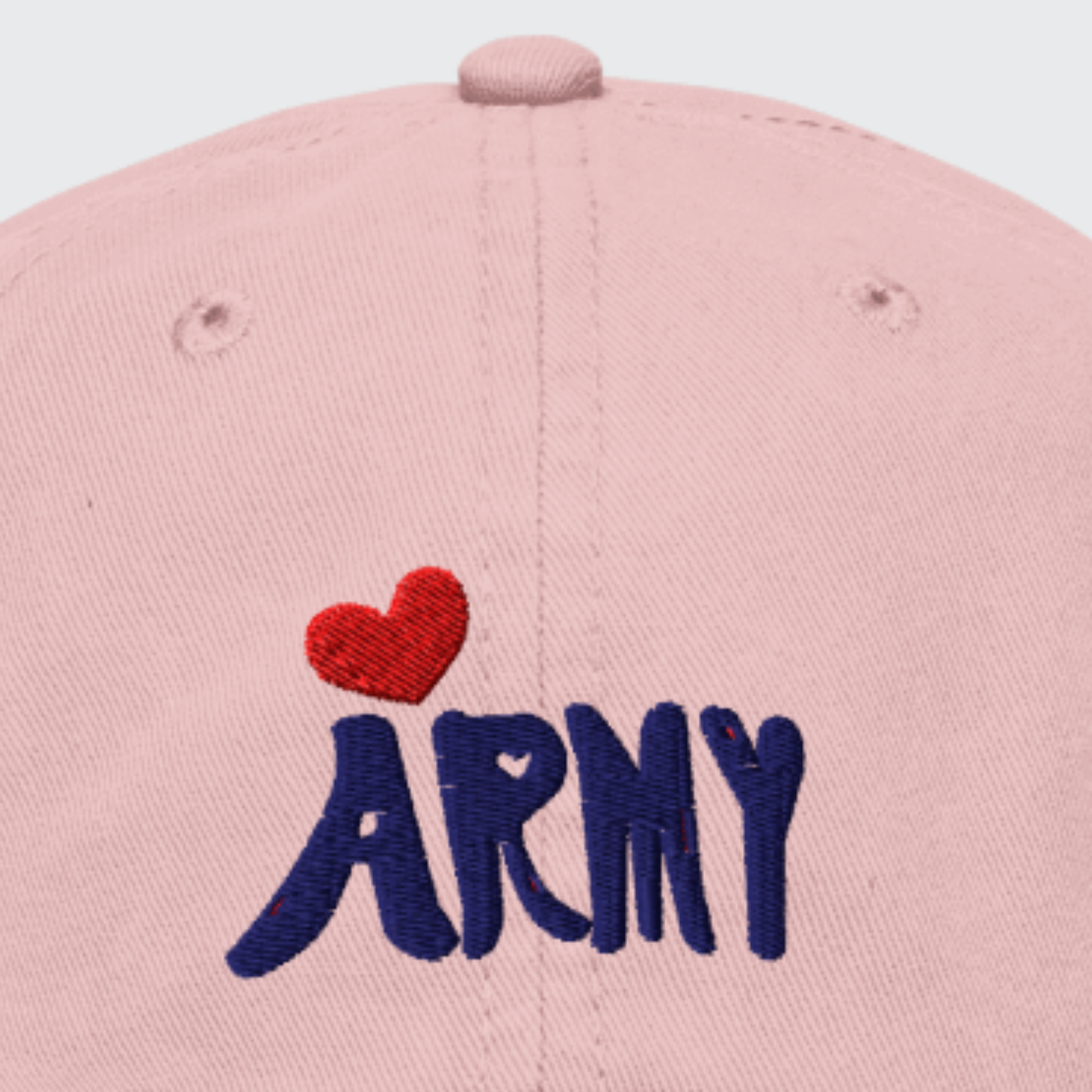 Borahae ARMY Heart Dad Hat