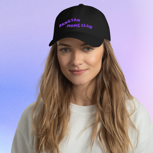 Bangtan Moms Club Embroidered Dad Hat