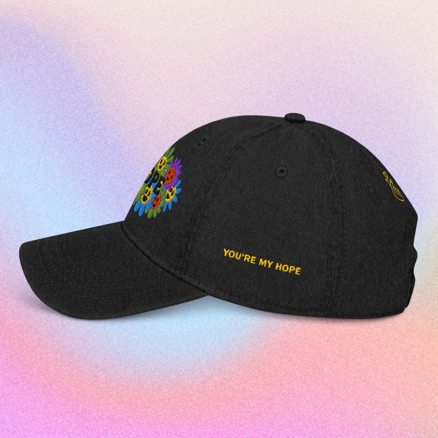 JHope Denim Dad Embroidered Dad Hat