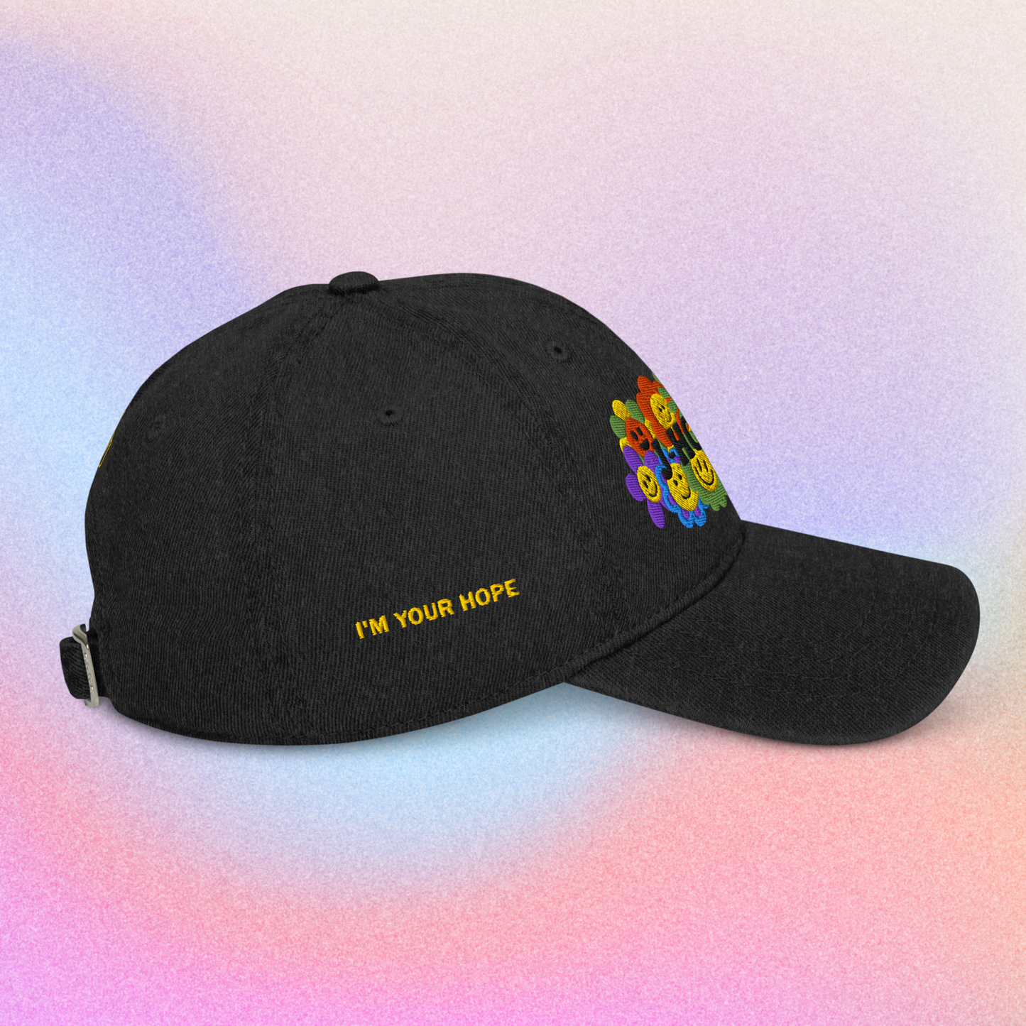 JHope Denim Dad Embroidered Dad Hat