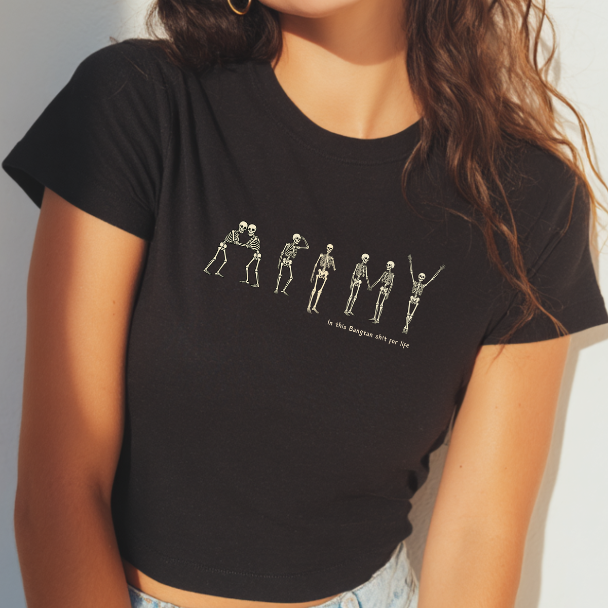 BTS ARMY of the Dead Halloween Baby Tee