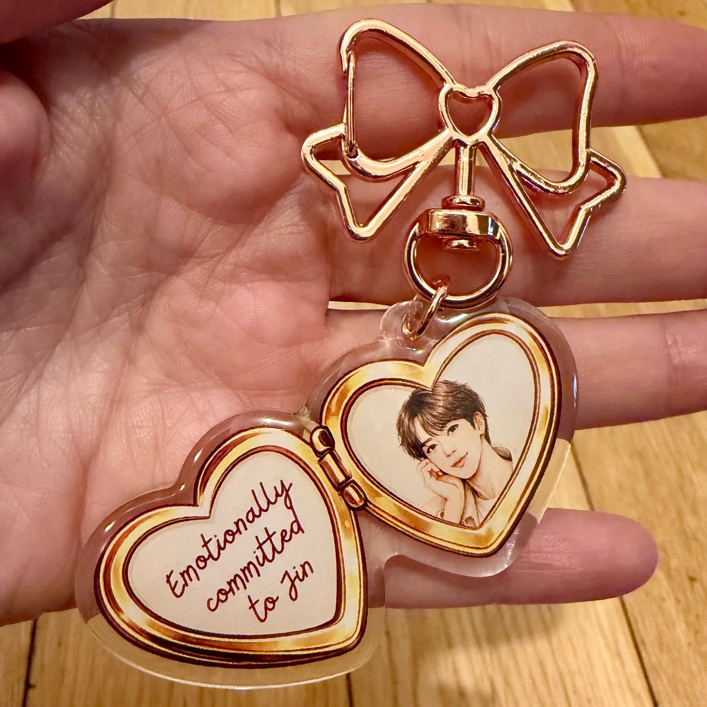 Emotionally Committed to My Bangtan Bias Keychain
