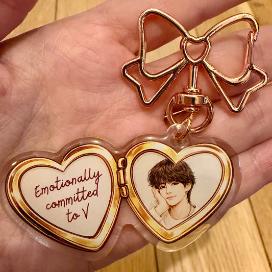 Emotionally Committed to My Bangtan Bias Keychain