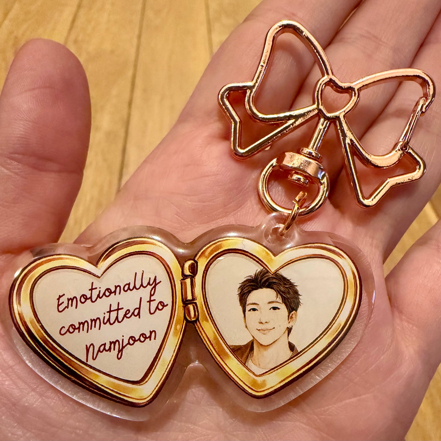Emotionally Committed to My Bangtan Bias Keychain