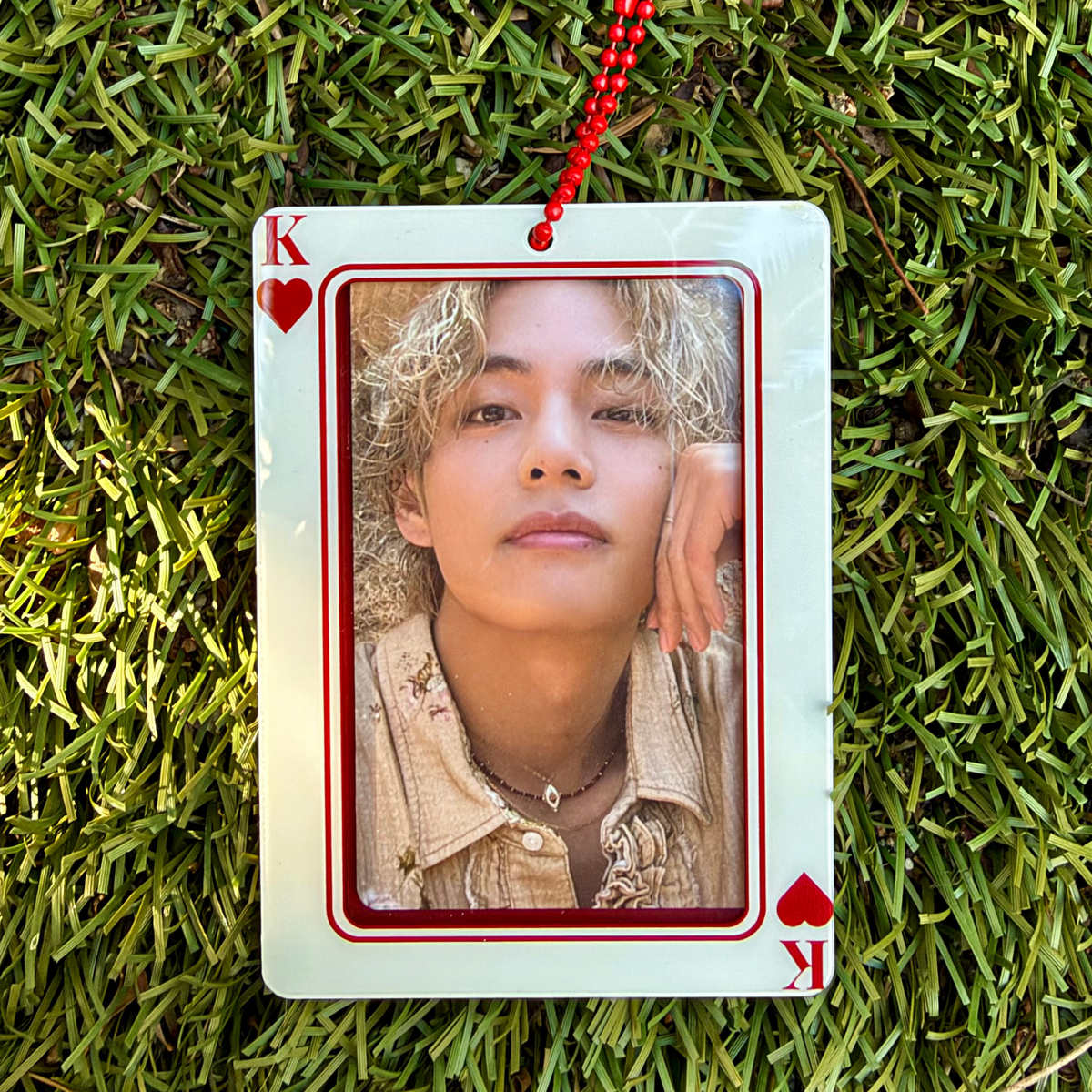 King of my Heart Acrylic KPop Photocard Holder