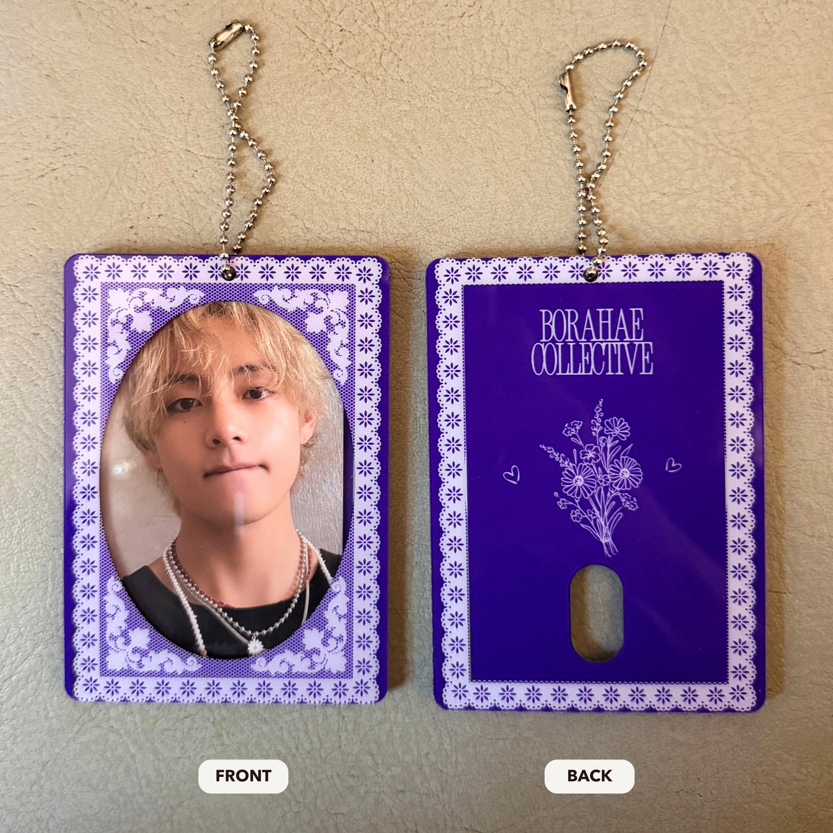Lace Acrylic KPop Photocard Holder