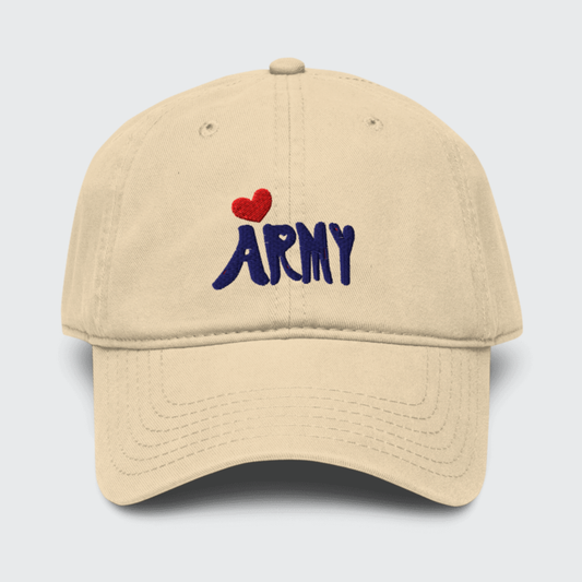 Borahae ARMY Heart Dad Hat