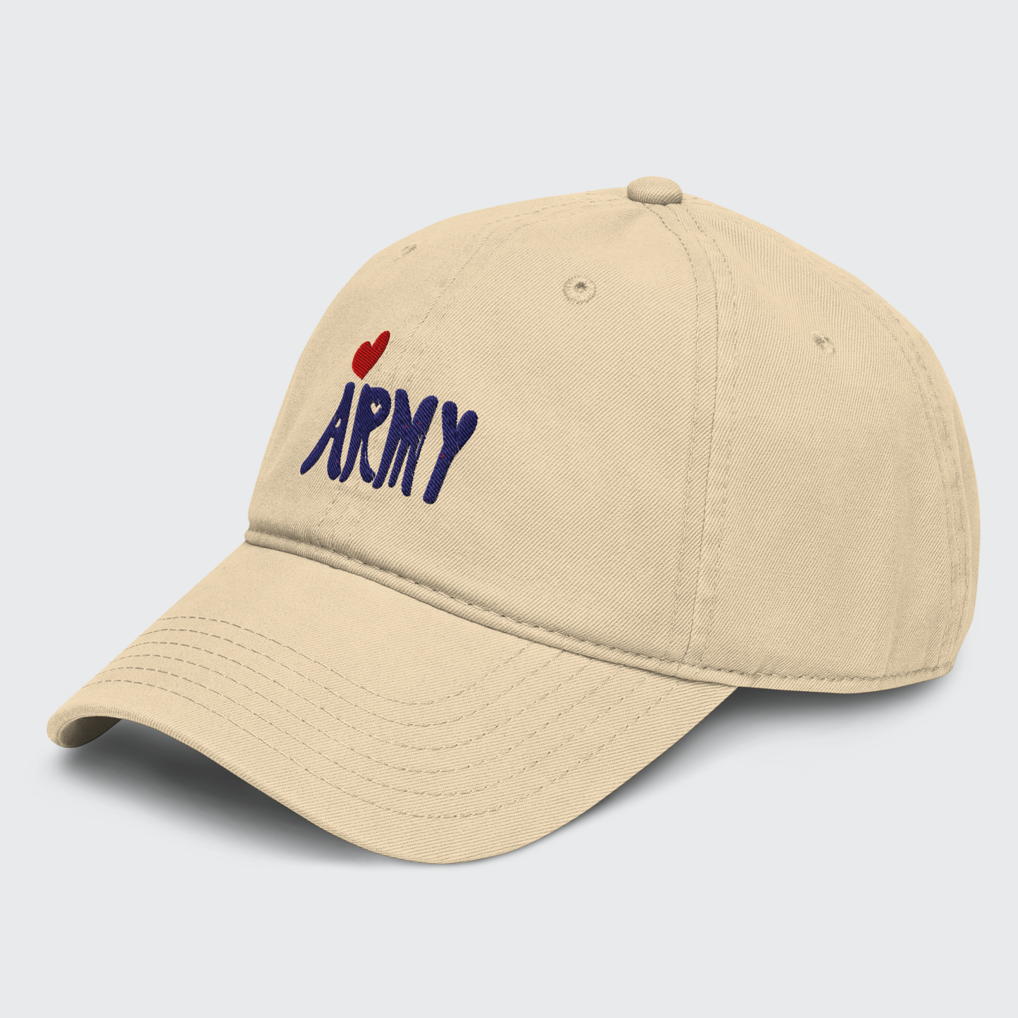 Borahae ARMY Heart Dad Hat