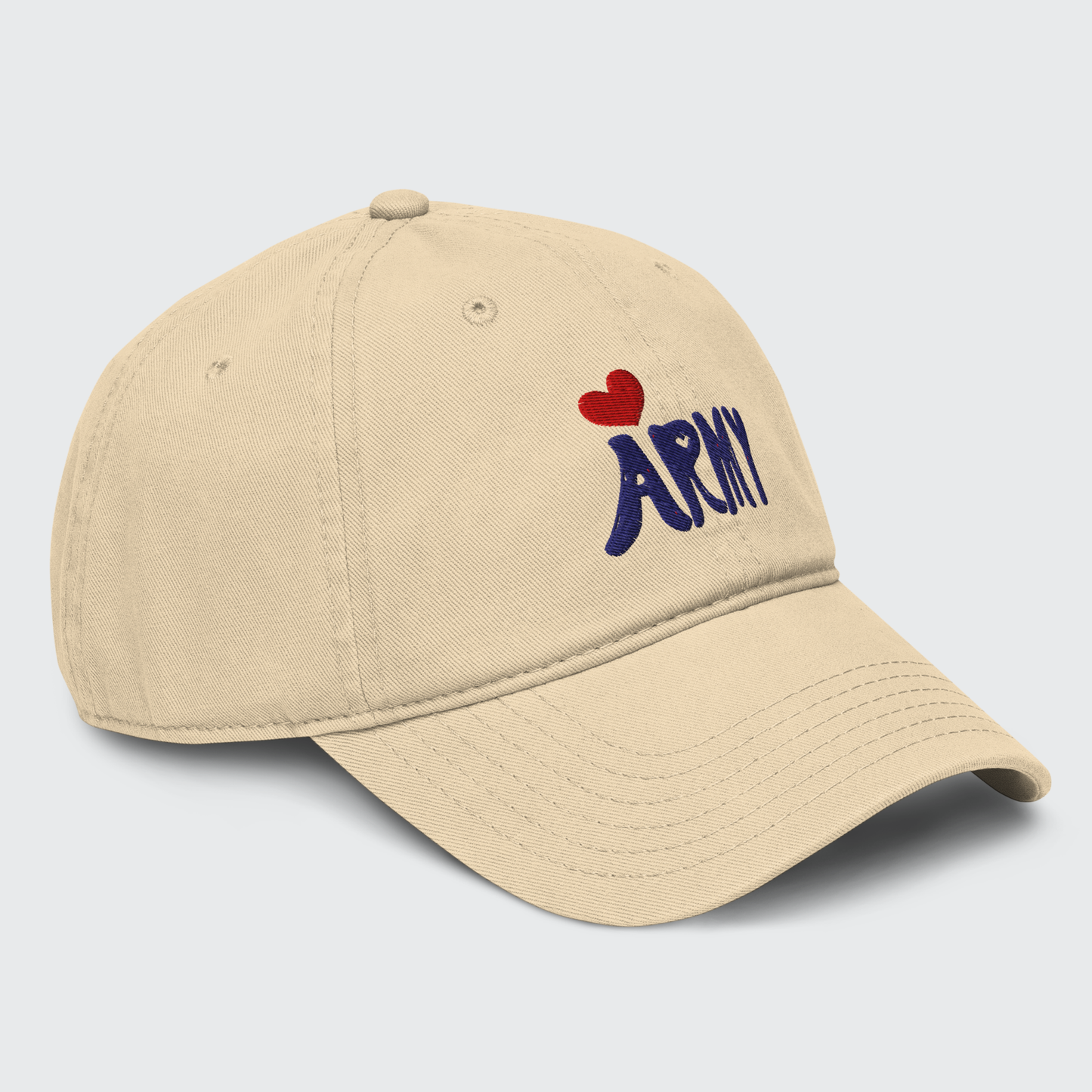 Borahae ARMY Heart Dad Hat