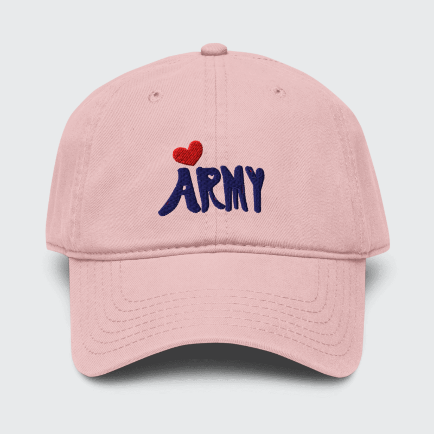 Borahae ARMY Heart Dad Hat