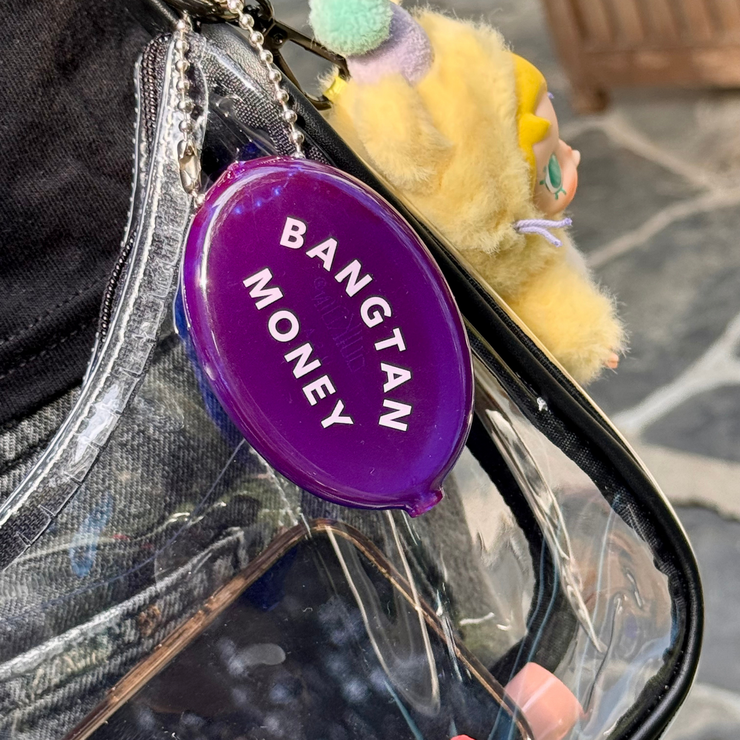 Bangtan Money Coin Pouch, Bag Charm