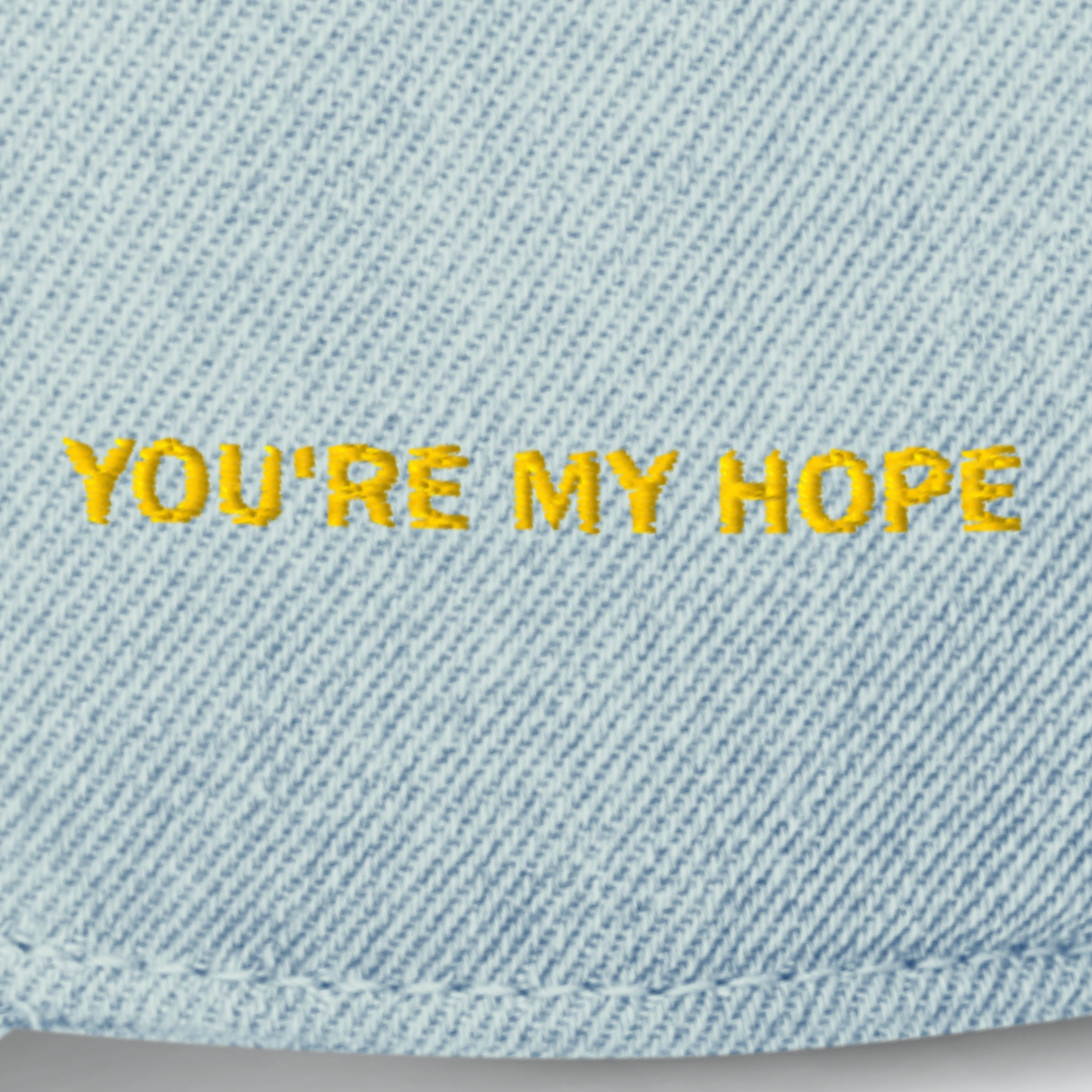 JHope Denim Dad Embroidered Dad Hat