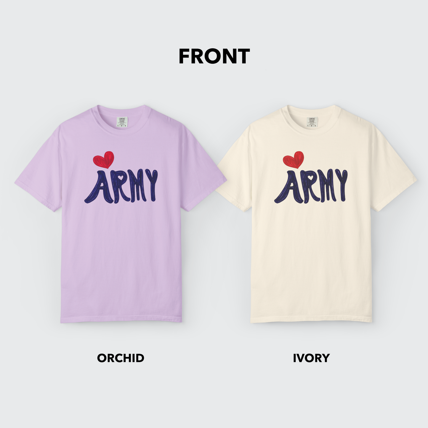 Borahae ARMY Heart Relaxed Tee
