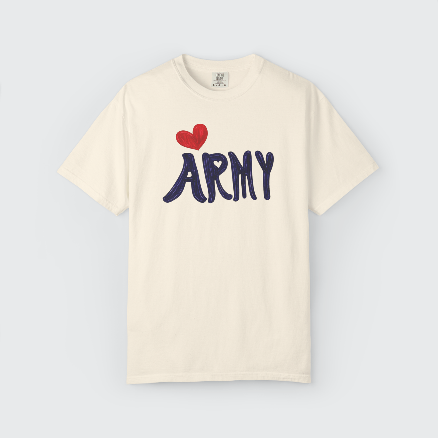 Borahae ARMY Heart Relaxed Tee