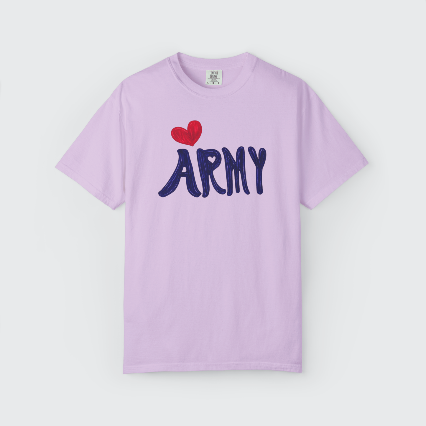 Borahae ARMY Heart Relaxed Tee