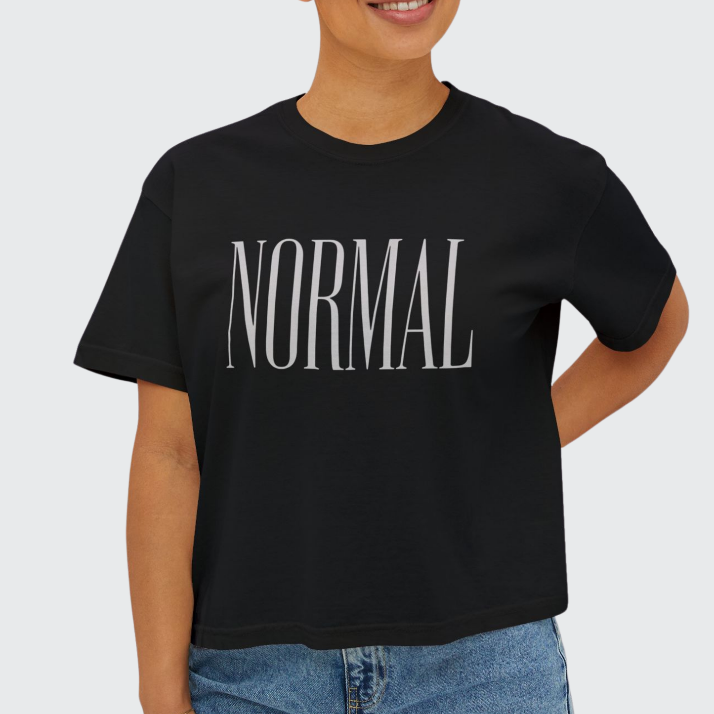 Normal / Lamron Boxy Crop Tee