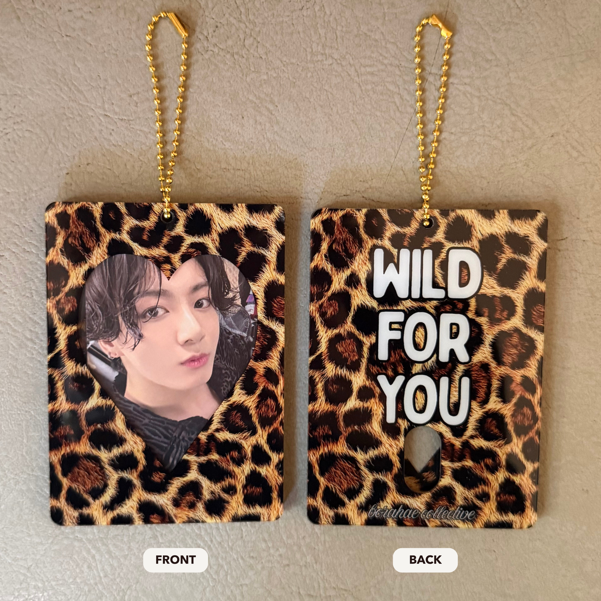Wild for You Acrylic KPop Photocard Holder
